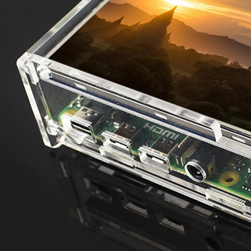 Защитный чехол Корпус+ 3,5 экран дисплея для Raspberry Pi 4B/320*480