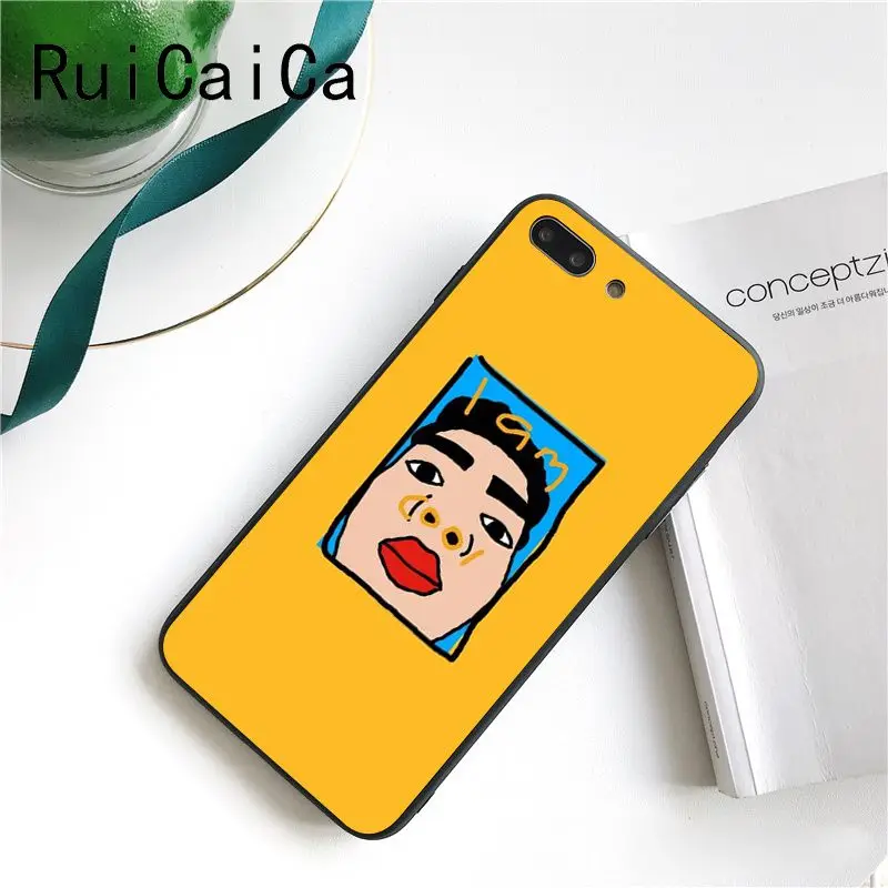 Funny Fat Man Love Heart Dinosaur Illustration