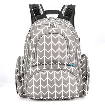 

Mummy Maternity Nappy Diaper Bag Large Capacity Backpack Baby Nursing with Insulated Pocket Changing Pad M5TE