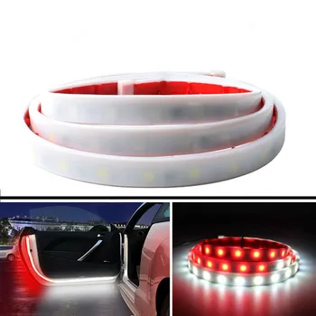 

Universal LED Warning Light Car Door Opened 120 cm White+Red Signal Lamp