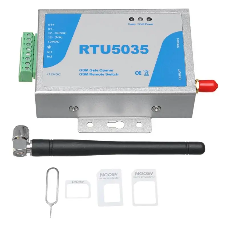 Горячая GSM открывалка для ворот нежная текстура RTU5035 GSM открывалка для ворот реле пульт дистанционного управления Встроенный SMS умный сигнал