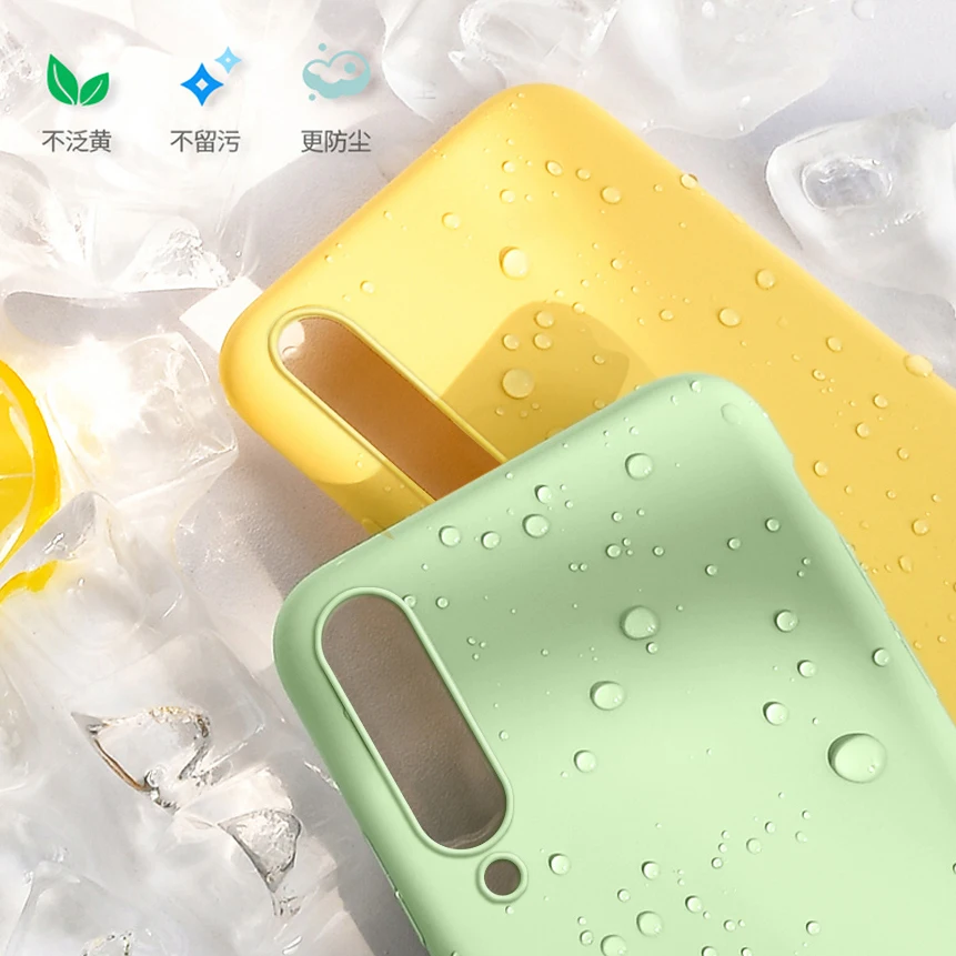 Мягкий жидкий силиконовый чехол RedMi Note 7 8 7A K20 Pro 8A для Xiaomi Mi 9 8 SE A2 A3 9T Pro Lite Mix 3 2s Матовый силиконовый чехол
