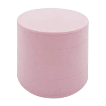 

Four-Layer Jewelry Box Jewelry Storage Box 360 Degree Rotating Earrings Ring Storage Box with Mirror Makeup Box