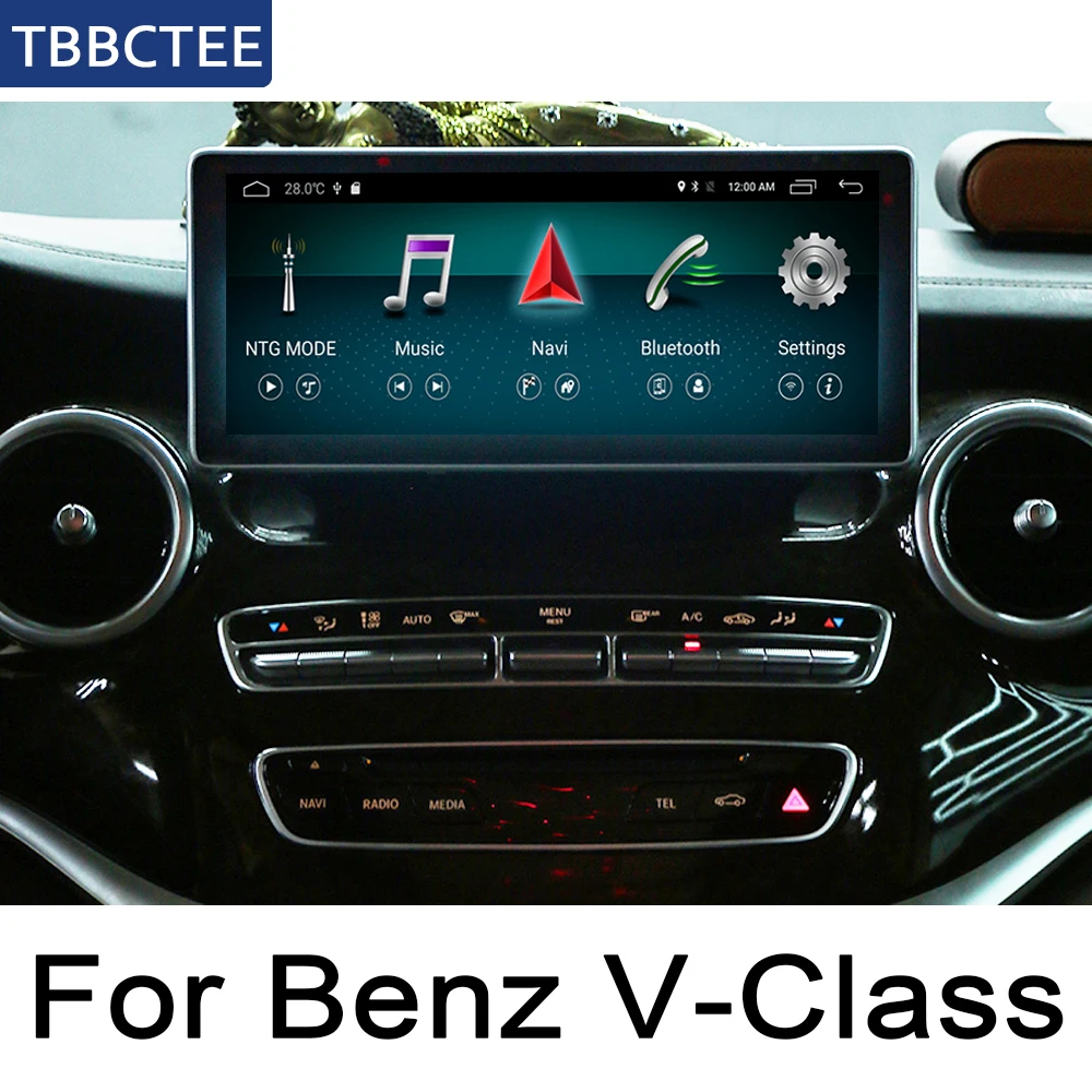 Для Mercedes Benz V Class~ NTG 10,2" Android мультимедиа сенсорного экрана плеер стерео дисплей навигация gps