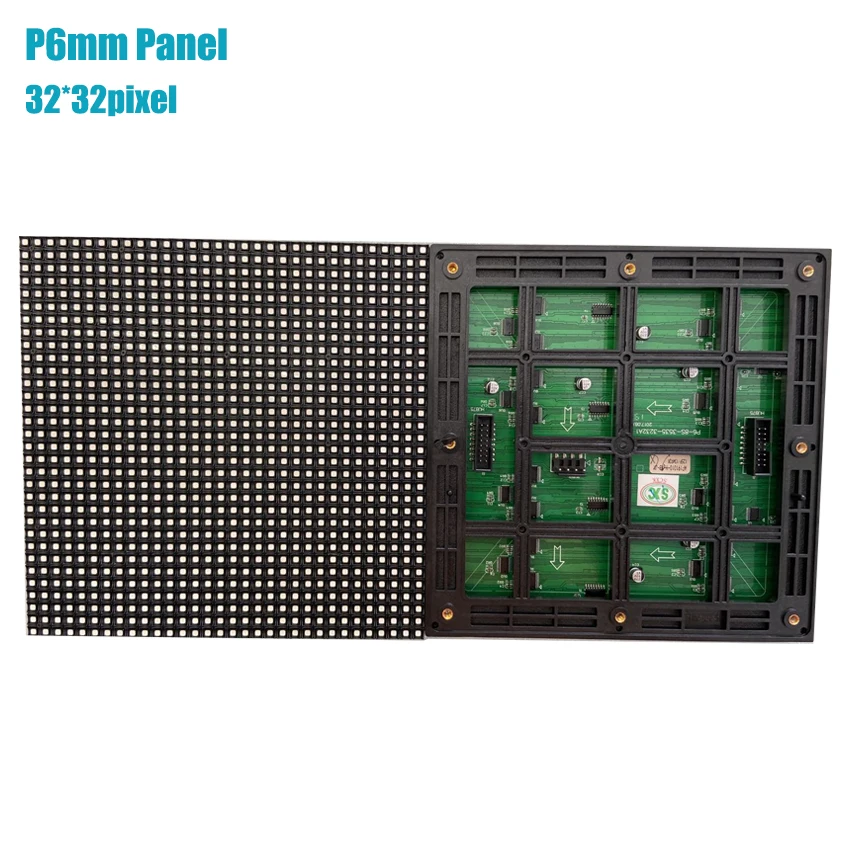1 2шт открытый P6 192x192 мм светодиодный модуль шт. C10 контрольная карта 5v200W источник