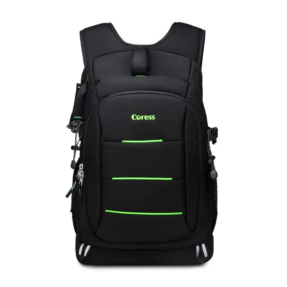 Coress Waterproof nylon Camera Backpack large camera bag Canon Nikon Sony DSLR camera lens accessories video Backpack C8012