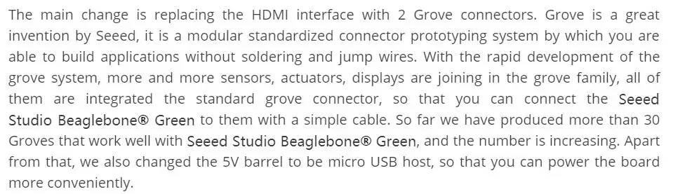 1 шт. х BeagleBone зеленая макетная плата