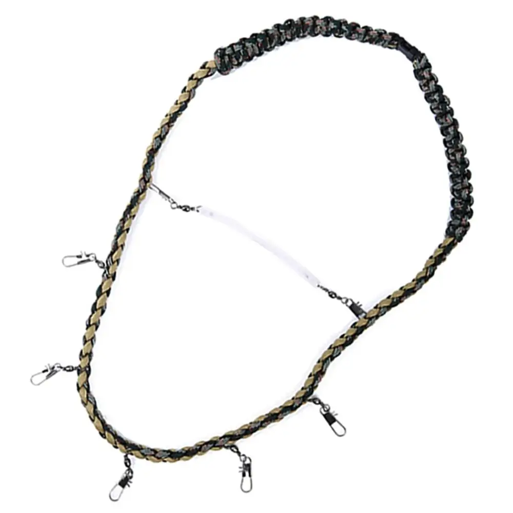 

Fly Fishing Lanyard Braided Paracord Fishing Rope Fishing Tool Holder Hanging Line Fishing Accessories