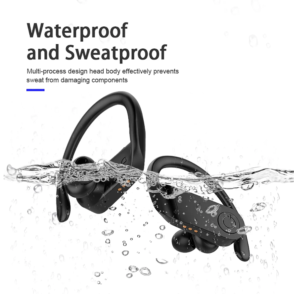 

Wireless Bluetooth 5.0 Earphone TWS Headset Sports Noise Reduction Gaming Headset With LED Display Charging Box