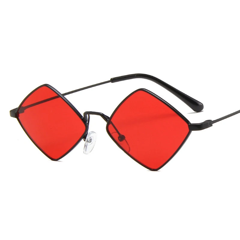 

Fashion Metal Sunglasses Women Vintage Small Frame Rhombus Sun Glasses Mirror Gradient Uv400 Ladies Oculos Gafas De Sol