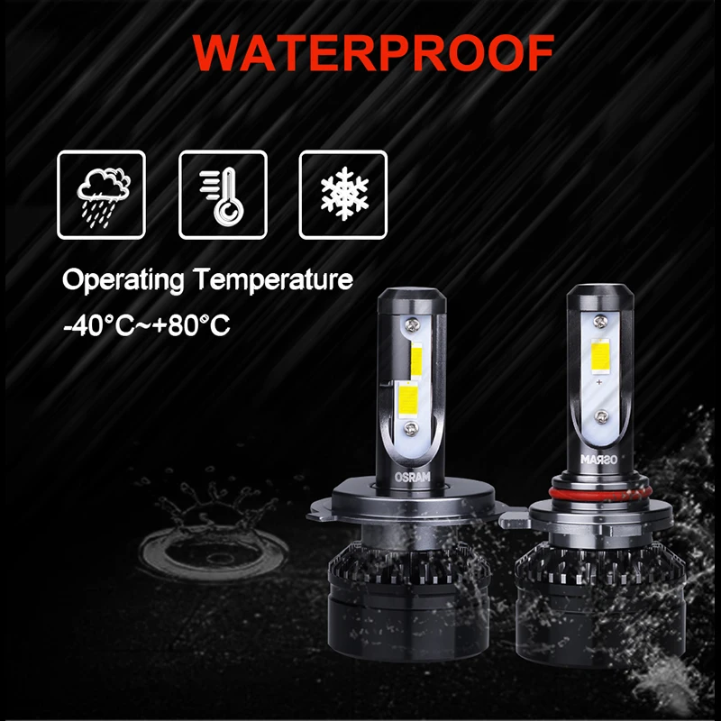 Лампа Ксеноновая OSRAM H11 H8 светодиодный Противотуманные фары Дневные Фары