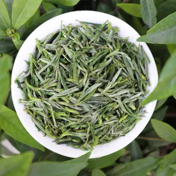 

2020 China Huang Shan Mao Feng Huangshan Maofeng Green Tea Bud Alpine Before Ming for Clear Heat and Lipid-lowering