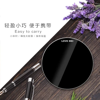 

Love mei 10W Fast Wireless Charger for Samsung Galaxy S10 S20 S9 Note 10 9 USB Qi Charging Pad for iPhone 11 Pro XS Max XR X 8