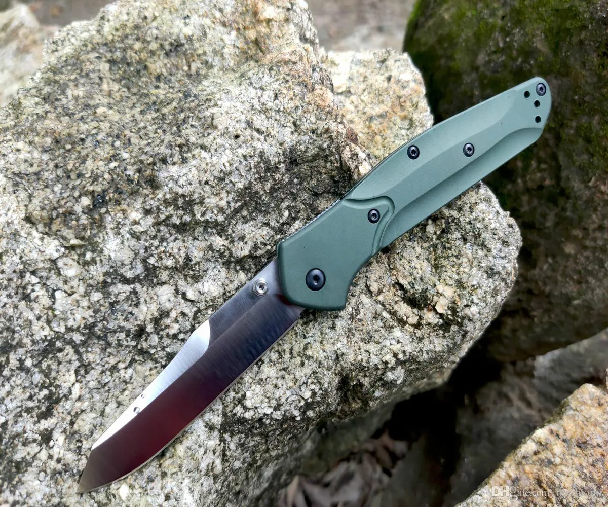 Высокое качество BM 940 складной нож 3," S30V атласное гладкое лезвие, фиолетовый анодированный разделитель titanium, зеленые алюминиевые ручки