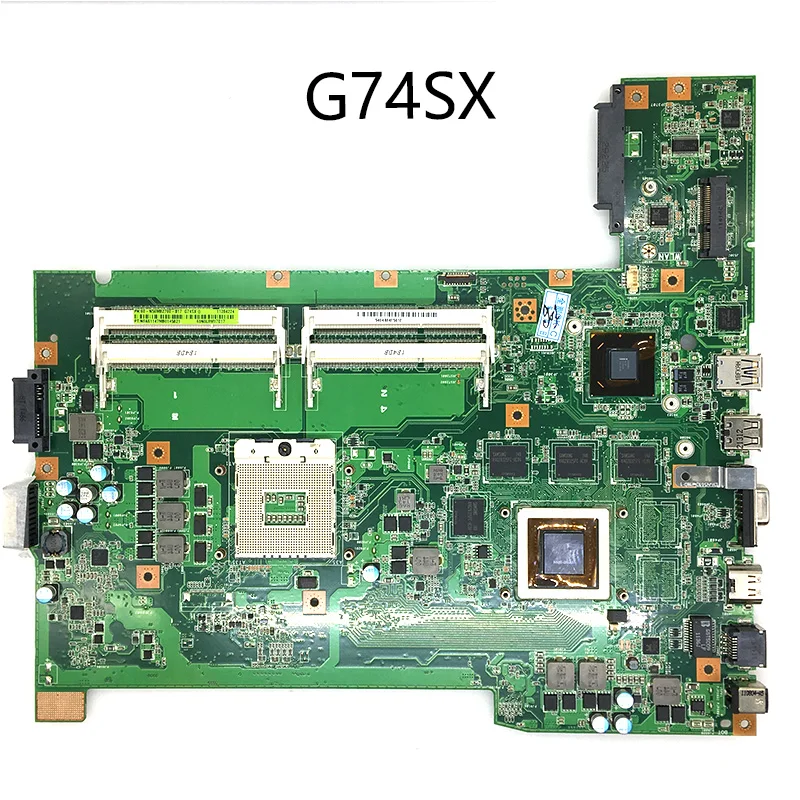 G74SX Motherboard GT560M 2D 2GB For ASUS G74S G74 laptop main board Mainboard test 100% OK | Электроника