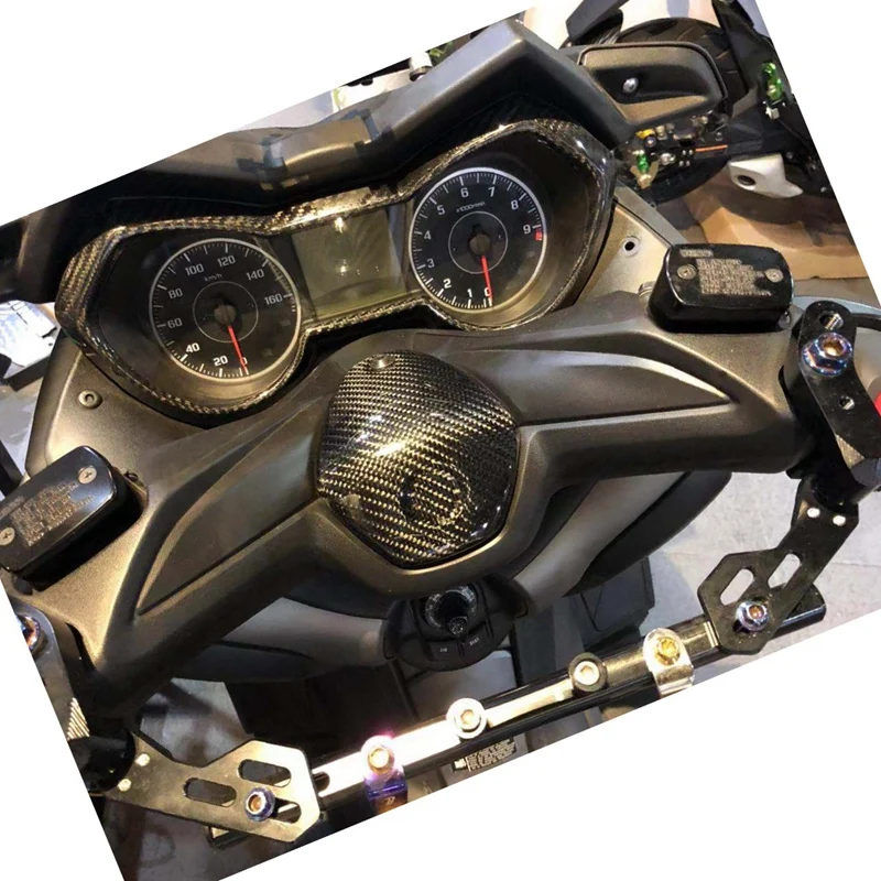 Мотоцикл углеродного волокна спидометр крышка одометра инструмент Крышка для Yamaha Xmax 300