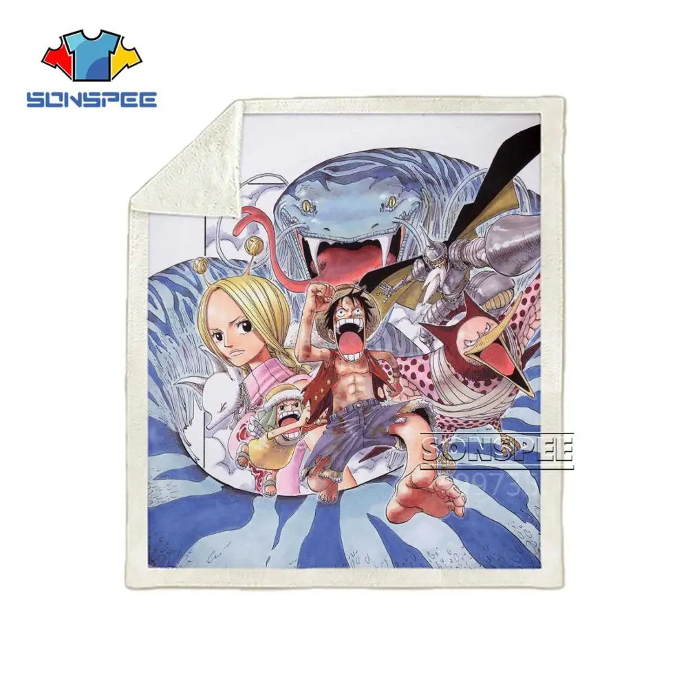 SONSPEE one piece partner аниме Harajuku для детей и взрослых 3d принт одеяло теплое покрывало для дивана осеннее постельное белье для путешествий для отдыха K172