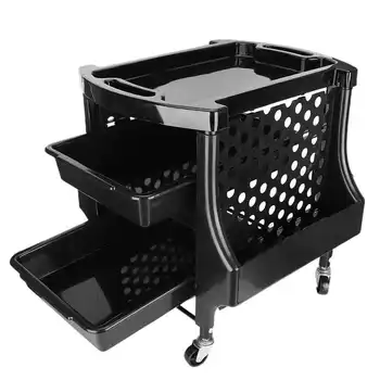 

Hair Salon Accessories Hair Diffuser For Curly Hair Hair Salon Trolleys Movable Omnidirectional Wheel Barber Shop Tool Cart