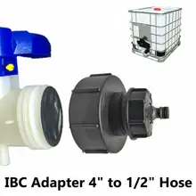 IBC бак адаптер кран Hoze крышка воды до " шланг подходит Stillage бак выход шланг Y98E