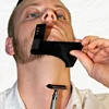 Fashion Beard Styling Template Comb New Barber Tool Mustache Symmetry Trimming Styling Stencil 3 Colors Optional Styling comb 2