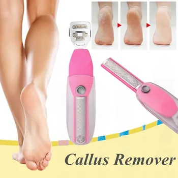 

Double Head Unisex Home Dead Skin Removable Blades Plastic Handle Foot Rasp Callus Remover Pedicure Tools Foot Care Tool