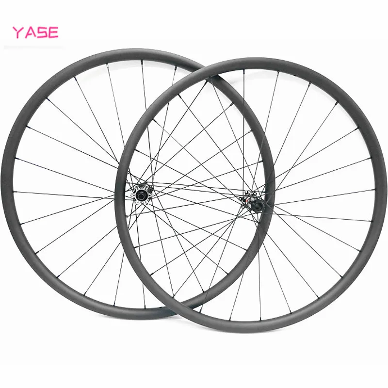 YASE 29er Углеродные Диски для горных велосипедов колеса bicicleta Аро 29 30x24 мм симметрия бескамерная NOVATEC D411SB-D412SB 100x15 142x12 углеродная колесная установка