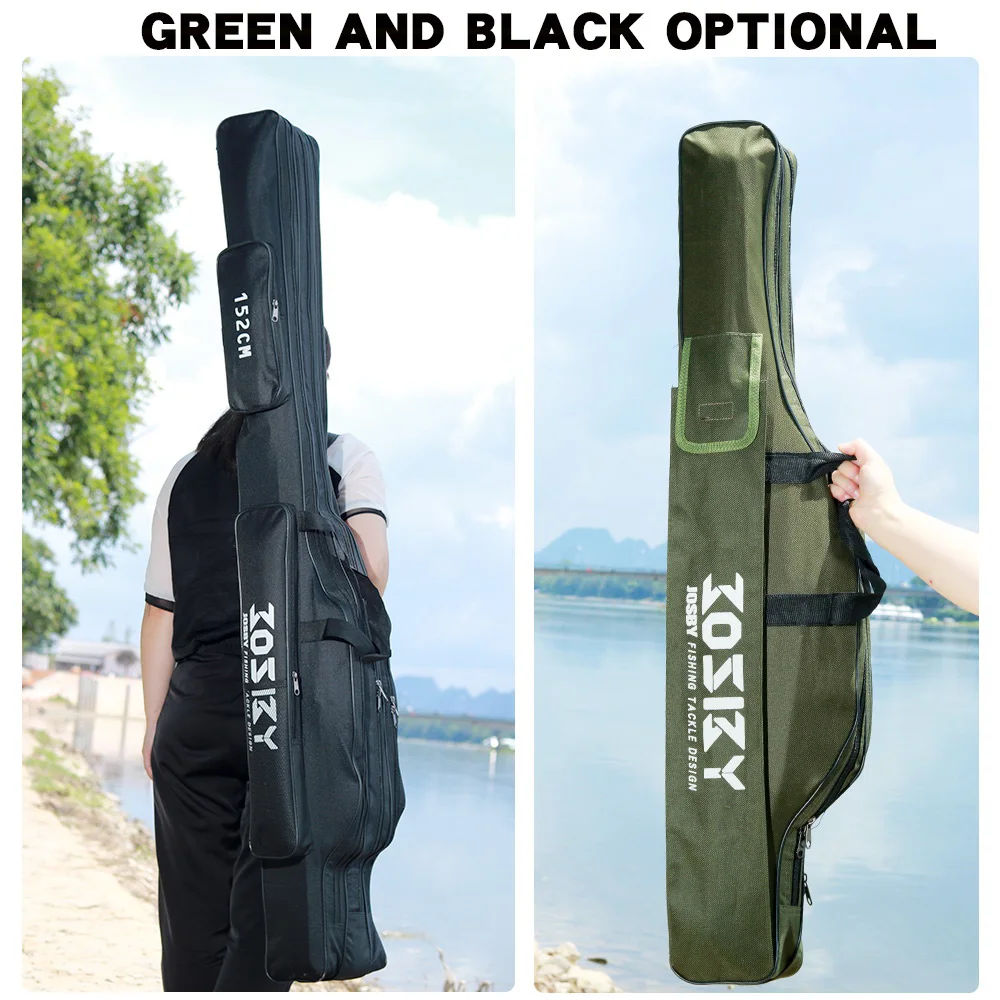 60/100/122/150/152/180CM Collapsible Oxford cloth Fishing Rod Zipped Case  Fishing Tackle Bags Storage Pouch Holder For Fishing - AliExpress