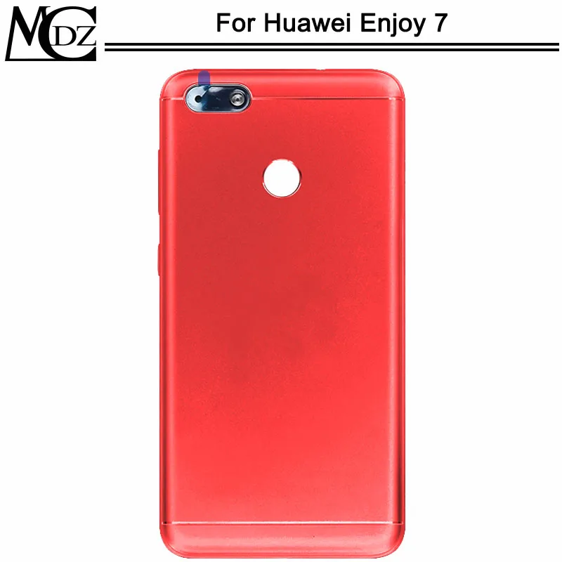 Крышка батареи для huawei Enjoy 7 телефон корпус задняя крышка Крышка - Цвет: Красный