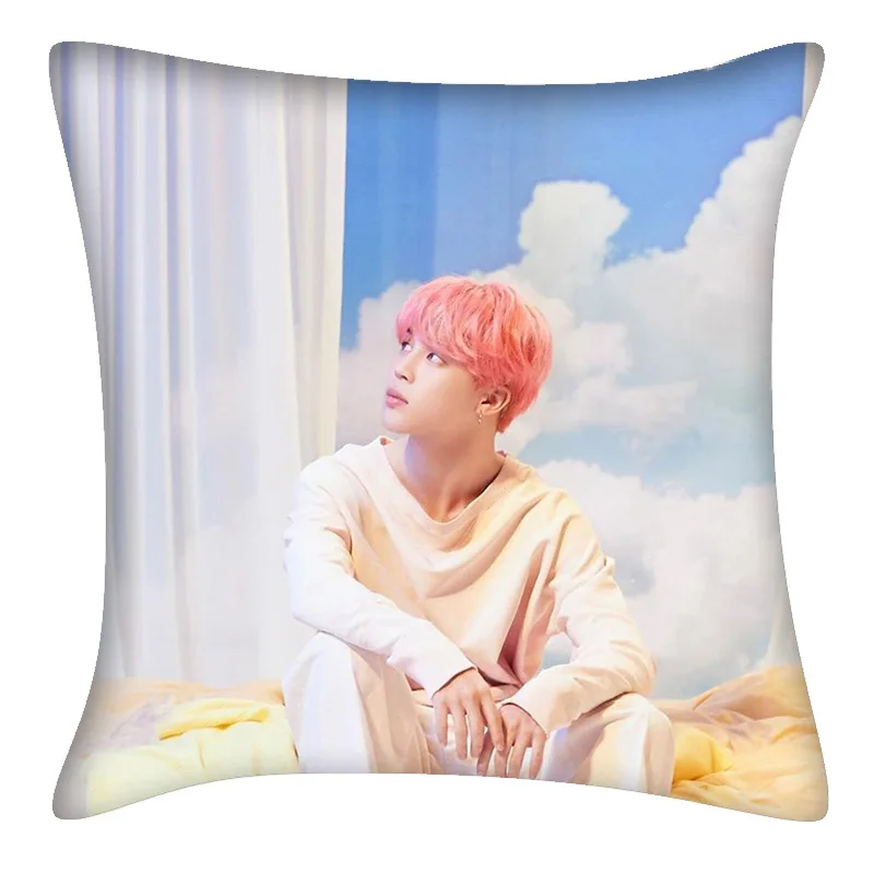 KPOP Подушка Bangtan подушка для мальчиков постельные принадлежности карта душа K-pop Home Bangtan Boys квадратная подушка с одной стороны