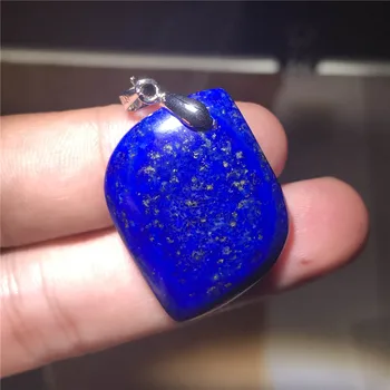 

Genuine Natural Blue Lapis Lazuli Necklace Pendant For Women Men Horse Eye Crystal Stone 32x22x5mm Beads Pendant Jewelry AAAAA
