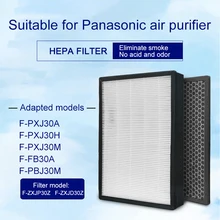 For Panasonic air Purifier  F-ZXJP30Z F-ZXJD30Z hepa &Carbon purifier Parts filter