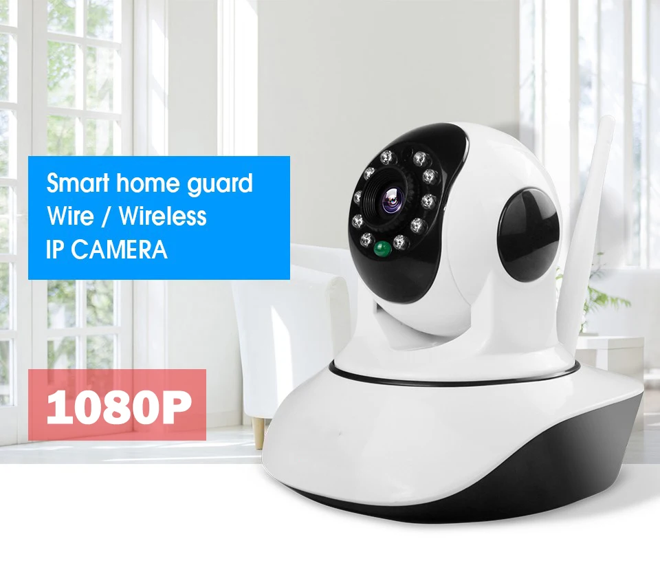 

Wireless WIFI Alarm IP Camera Home Security Burglar System Baby Monitor
