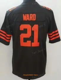 Майки 6 Baker Mayfield 13 Odell Beckham Jr 24 Nick Chubb 95 Myles Garrett 80 Jarvis Landry 21 Denzel Ward 17 Browns для мужчин и молодежи - Цвет: 14