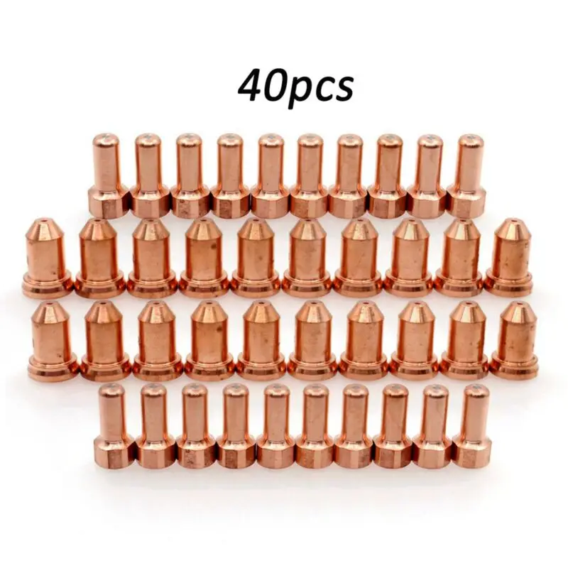 40 шт. плазменный электрод наконечник сопла для Unimig SC80 фонарь бритвы 45 резак