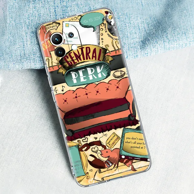 Clear Soft Case For Xiaomi Mi Poco X3 NFC 10T Pro 9T M3 11 Note 10 Lite F3 GT F1 Silicone Phone Cover Friends TV Coffee Fundas PTTM-CLS03