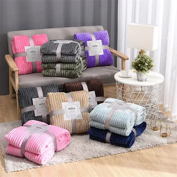 

Solid Color Cloud Velvet Pumping Blanket High Quality Flannel Blanket Thick Blanket Blanket Gift Blanket Home Travel Nap Blanket