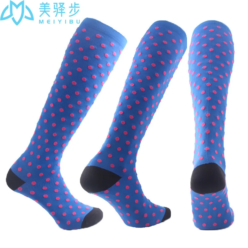 

1 PAIR Men's and Women's Outdoor Sports Compression Socks Long Tube Pressure Socks Riding Leg Socks Compression Socks