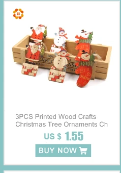 6PCS DIY White&Red Snowflakes Christmas Wooden Pendants Ornaments For Xmas Tree Ornaments Christmas Party Decorations Kids Gift