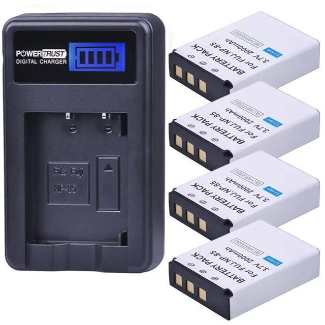 NP-85 Battery & Charger For Fujifilm FinePix SL Series Cameras