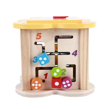 

New Classic Multi Shape Sorter Block For Kids Wooden Educational Puzzle Toy Box Montessori For Children Free Shipping