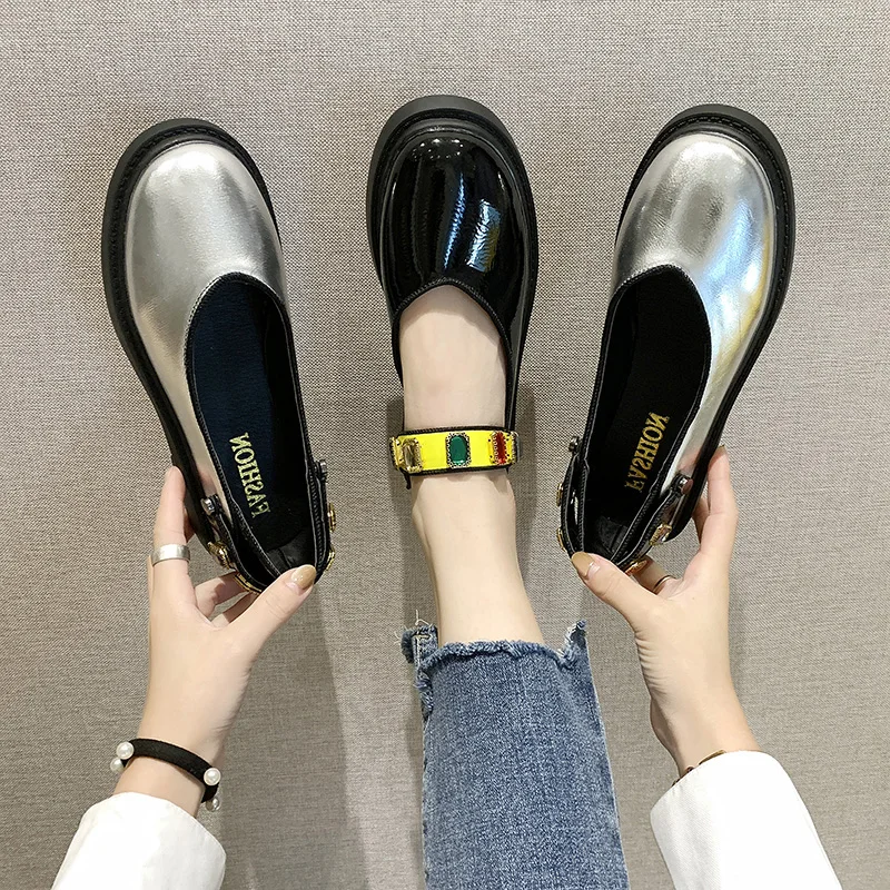 

Summer Shoes Ladies Round Toe 2019 Fashion Women's Casual Female Sneakers Autumn Flats Crystal Mixed Colors Modis Nurse Fall