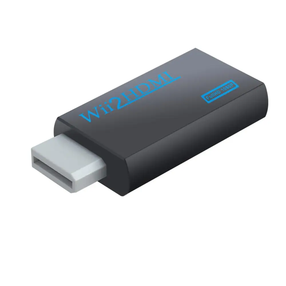 ESYNiC для wii в HDMI конвертер адаптер FullHD 1080P 720P 2HDMI 3 5 мм разъем стерео аудио адаптер| |
