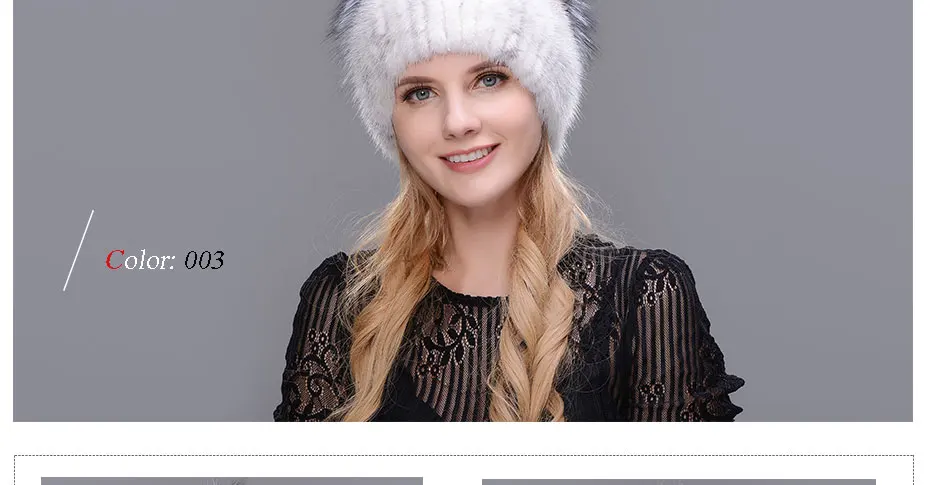 Neue Stil Winter Warme Kappe Kaninchenfell Blume Mit Fuchspelz Auf die Top naturliche consultie Nerz Warme hute Für Frauen Ohr