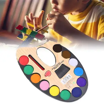 

2 Sets Of 12-color Watercolor Pressed Powder Solid Or High-quality Enthusiast Paint Set Painting Artist Painting Or Student E9S7