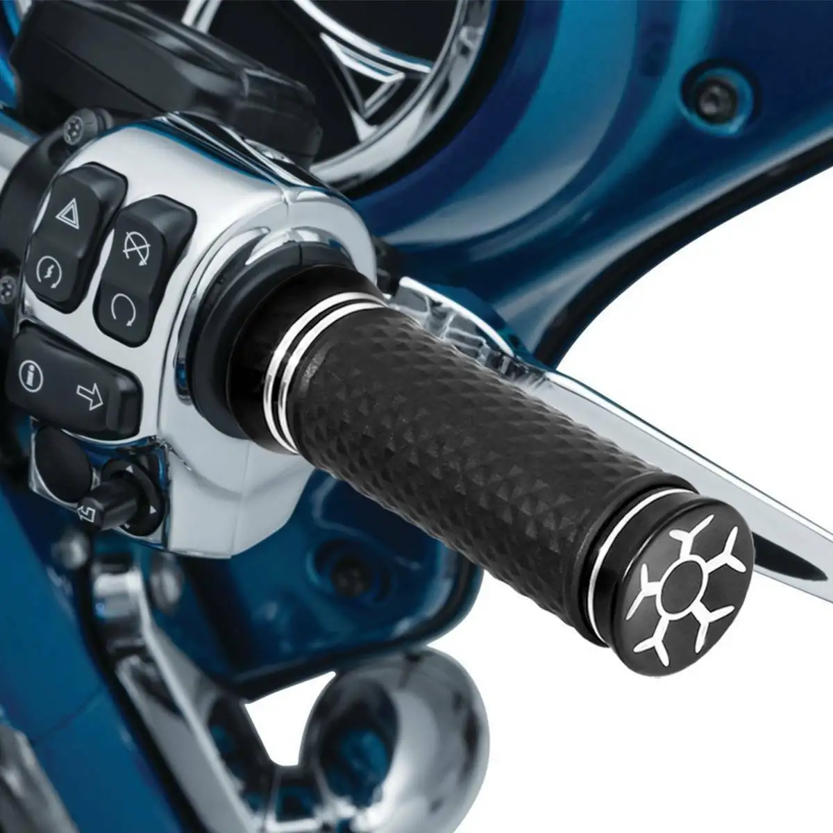 Мотоцикл с ЧПУ " электрический руль ручные ручки для Harley Touring 08-20 CVO Road King Street Glide Softail 16-20 Fat Boy