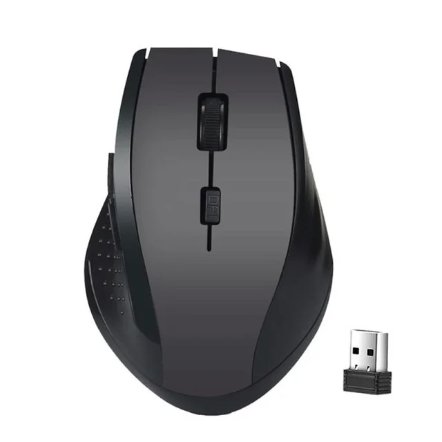 Bezprzewodowa mysz 2.4ghz dla graczy do komputera mysz gamingowa PC z odbiornikiem USB akcesoria do laptopa dla systemu Windows Win 7/2000/XP/Vista 5