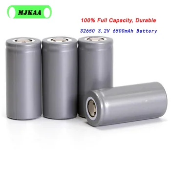 

New MJKAA 32650 3.2v 6000mAh Lifepo4 Rechargeable Cell LiFePO4 Battery for Backup Power Flashlight