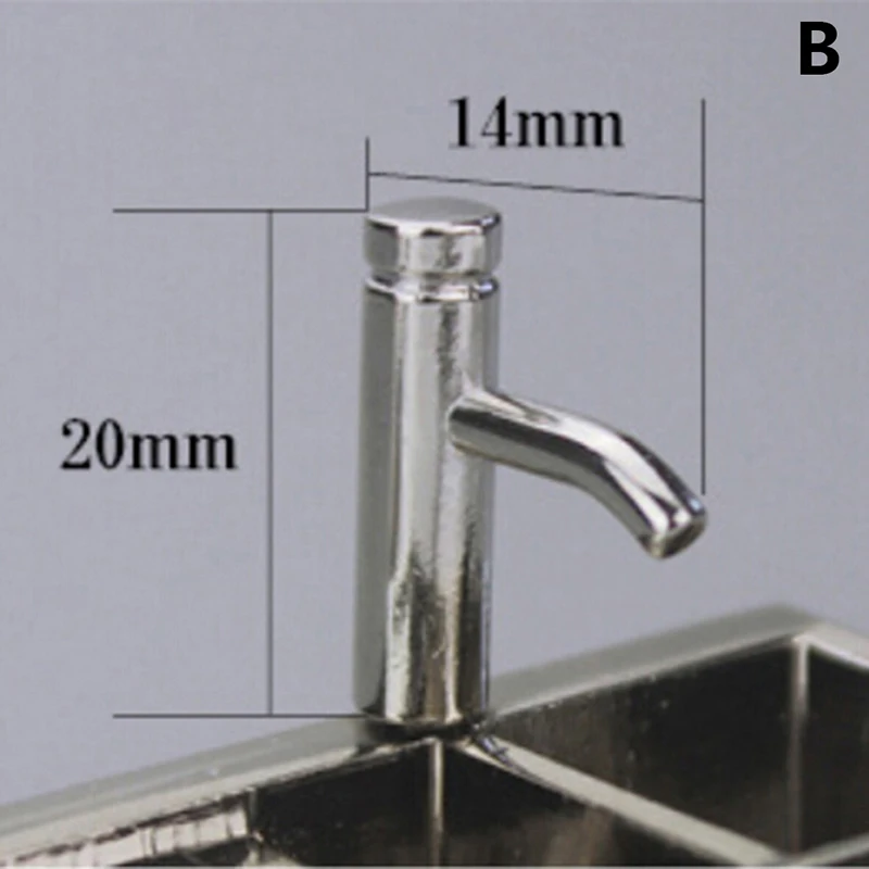 Ванна Душ моделирование туалет ванна кран моделирование водопроводный кран игрушки для 1/12 кукольный домик Миниатюрный Кукольный дом мебель игрушки - Цвет: As pictures