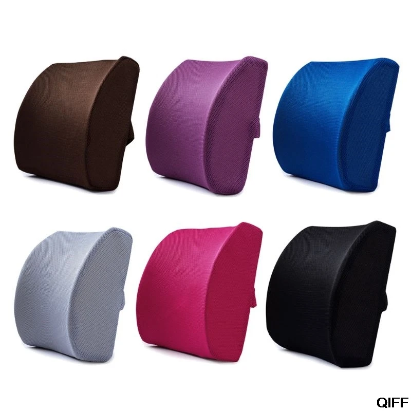 Поясная подушка для спины, массажная подушка с эффектом памяти для поясницы, облегчающая боль, усталость, стулья для дома офиса в автокресле, 22 августа