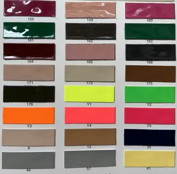 

Multicolor mirror face Anti wrinkles faux synthetic PU leather material